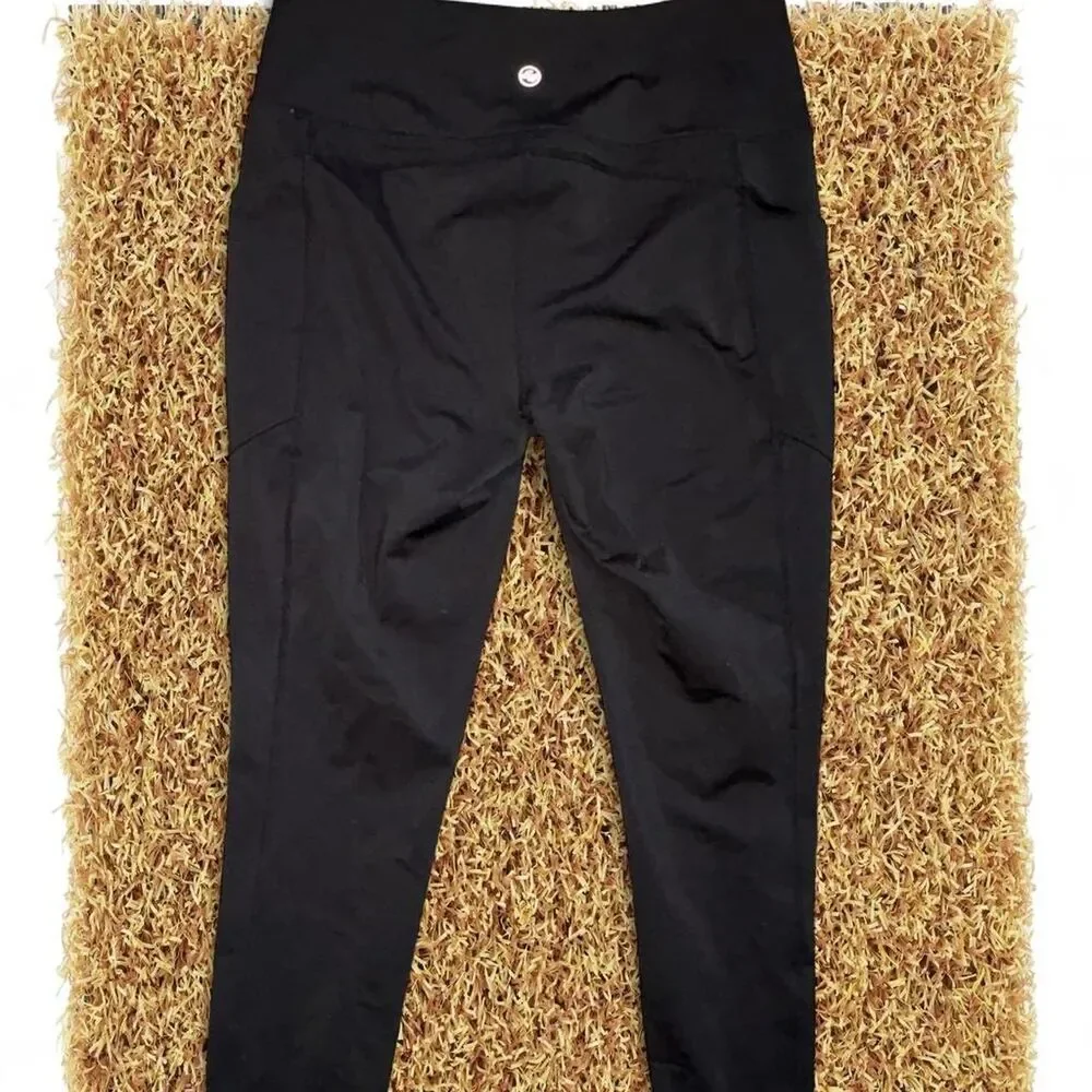 Women’s S (No Tags) Eddie Bauer black gym pants with pockets #activewear